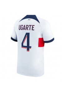 Fotbalové Dres Paris Saint-Germain Manuel Ugarte #4 Venkovní Oblečení 2023-24 Krátký Rukáv